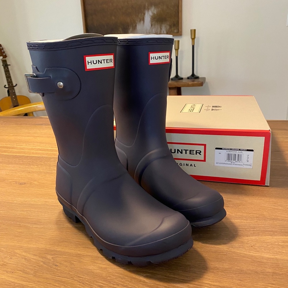 New w/box Hunter Original Short boots